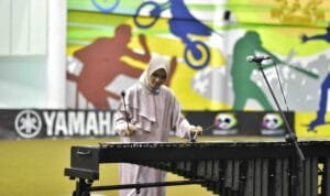 Salah satu peserta Marching Band Bukit Asam (MBBA) Salah satu peserta Marching Band Bukit Asam (MBBA)