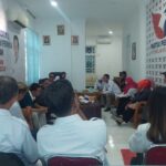 DPW Partai Perindo Sumsel saat rapat konsolidasi bersama DPD Partai Perindo Kota Palembang, Sabtu (12/11/2022)