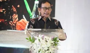 PTBA dan Kemenko Marves saat Peluncuran Pilot Project Kemitraan Pengusahaan Biomassa pada Cofiring PLTU Mulut Tambang di Sumatera Selatan, Kamis (22/12/2022)