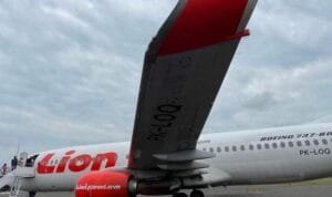 Sayap pesawat Lion Air (Foto: ANTARA) Sayap pesawat Lion Air (Foto: ANTARA)