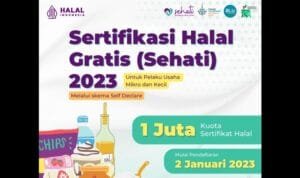Infografis Sertifikasi Halal Gratis (Sehati) 2023  Infografis Sertifikasi Halal Gratis (Sehati) 2023