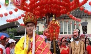 Tradisi Grebeg Sudiro 2023, Minggu (15/1/2023). (Foto: Instagram Pemkot Solo) Tradisi Grebeg Sudiro 2023, Minggu (15/1/2023). (Foto: Instagram Pemkot Solo)