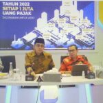 Dirjen Pajak Suryo Utomo (tengah) dalam media briefing Informasi Perpajakan Terkini  