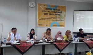 FGD Tindak Pidana Penyalahgunaan BBM Bersubsidi, Jumat (13/1/2023)