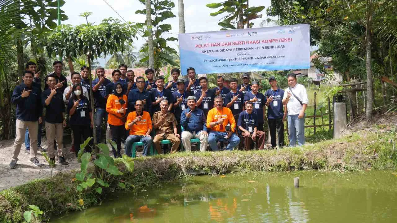 Pelatihan dan sertifikasi kompetensi skema budidaya perikanan-pembemih ikan