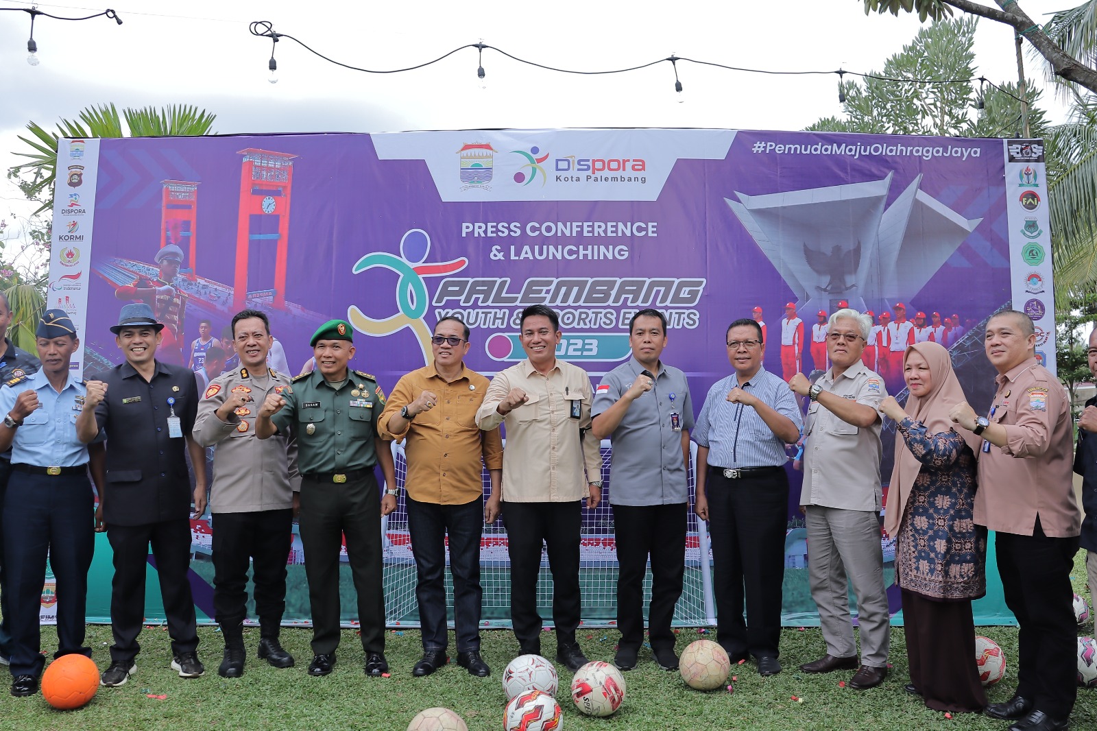 Peluncuran Palembang Youth  & Sport Event Dispora Kota Palembang, Kamis (26/1/2023)