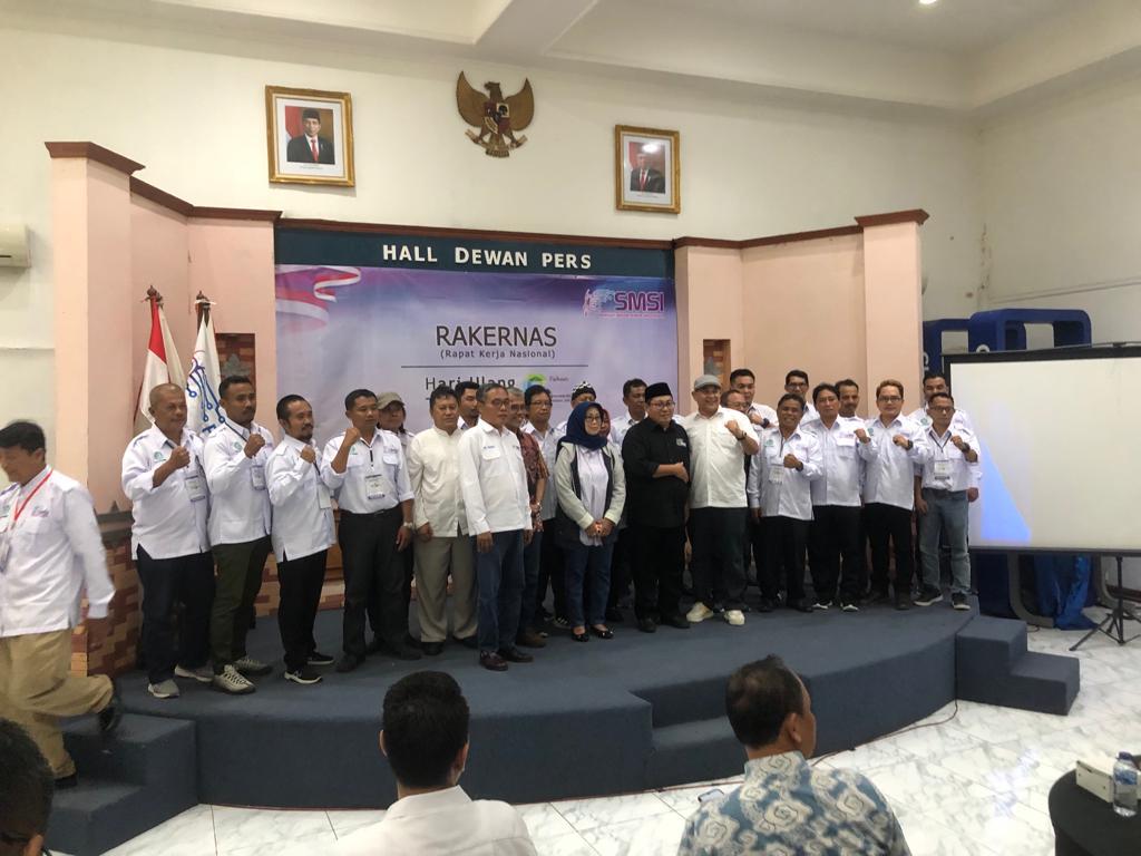 Pelantikan Forum Pemred Media Siber se-Indonesia, Senin (6/3/2023) siang