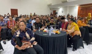 Suasana Rapat Kerja Nasional (Rakernas) SMSI pada HUT ke-6 SMSI di Hall Dewan Pers, Jakarta, Selasa (7/3/2023) malam Suasana Rapat Kerja Nasional (Rakernas) SMSI pada HUT ke-6 SMSI di Hall Dewan Pers, Jakarta, Selasa (7/3/2023) malam