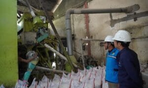 pabrik penggilingan padi Darling di Desa Muara Penimbung, Kabupaten Ogan Ilir, Sumatera Selatan