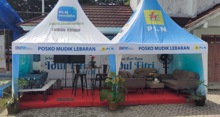 Posko mudik PLN UP3 Palembang