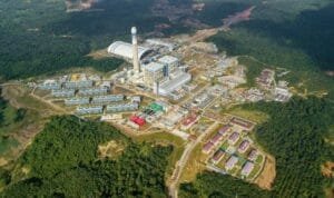 embangkit Listrik Tenaga Uap (PLTU) Mulut Tambang Sumsel-8 telah memasuki tahap uji coba operasi (Comissioning).