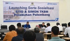 Launchind dan Sosialiasi STID dan Simon TKBM Pelabuhan Palembang