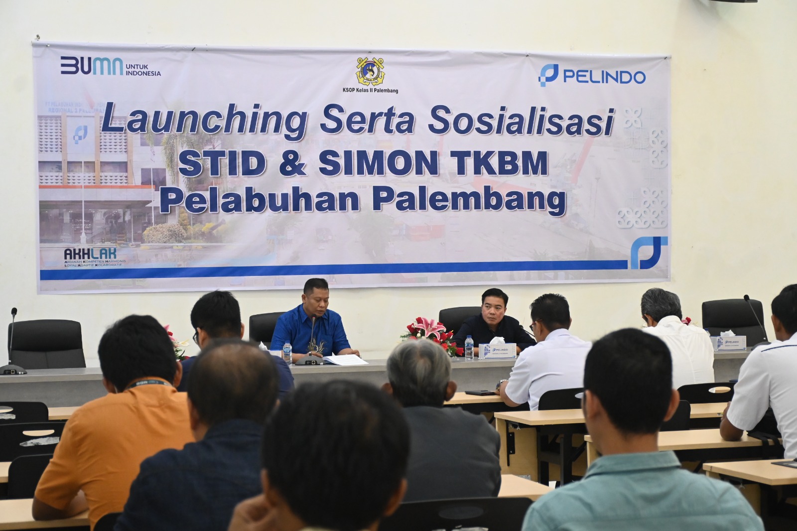 Launchind dan Sosialiasi STID dan Simon TKBM Pelabuhan Palembang