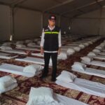 Ketua Petugas Penyelenggara Ibadah Haji (PPIH) Arab Saudi Subhan Cholid kembali meninjau persiapan tenda jemaah haji Indonesia di Arafah