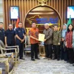 Herman Deru ketika menerima kunjungan kerja Panitia Pemilihan Rektor Unsri di ruang tamu Gubernur, Kamis (8/6).