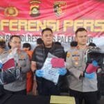 Direskrimum Polda Sumsel, Kombes Pol M Anwar Reksowidjojo dampingi Kapolrestabes Palembang Kombes Pol Kombes Pol Haryo Sugihhartono dan Kasat Reskrim AKBP Haris Dinzah saat menggelar keterangan pers Direskrimum Polda Sumsel, Kombes Pol M Anwar Reksowidjojo dampingi Kapolrestabes Palembang Kombes Pol Kombes Pol Haryo Sugihhartono dan Kasat Reskrim AKBP Haris Dinzah saat menggelar keterangan pers