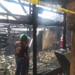 Kebakaran di Jalan Ali Gatmir, Lorong Kedipan, Kelurahan 13 Ilir, Kecamatan Ilir Timur (IT) I Palembang terbakar, Sabtu (3/6/2023)