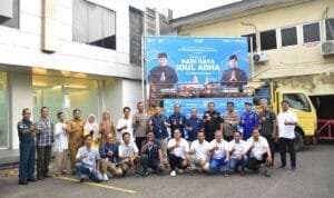 PT Pelabuhan Indonesia (Persero) Group Regional 2 Palembang menyalurkan hewan kurban sebanyak 14 ekor sapi dan 1 eko kambing kepada masyarakat sekitar Lingkungan Pelabuhan Boom Baru Palembang di Kelurahan Lawang Kidul PT Pelabuhan Indonesia (Persero) Group Regional 2 Palembang menyalurkan hewan kurban sebanyak 14 ekor sapi dan 1 eko kambing kepada masyarakat sekitar Lingkungan Pelabuhan Boom Baru Palembang di Kelurahan Lawang Kidul