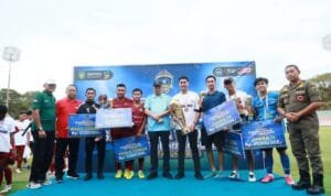 Wagub Mawardi Yahya Secara Resmi Tutup Turnamen Sepakbola U-20 Piala Gubernur Sumsel Tahun 2023