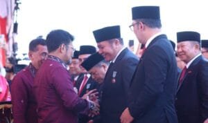 Gubernur Sumsel H Herman Deru menghadiri langsung Pembukaan Pekan Nasional (PENAS) Petani Nelayan XVI 2023