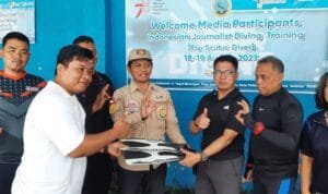 Pembukaan Indonesian Journalist Diving, Jumat (18/8/2023) di Kolam Renang Palmerah