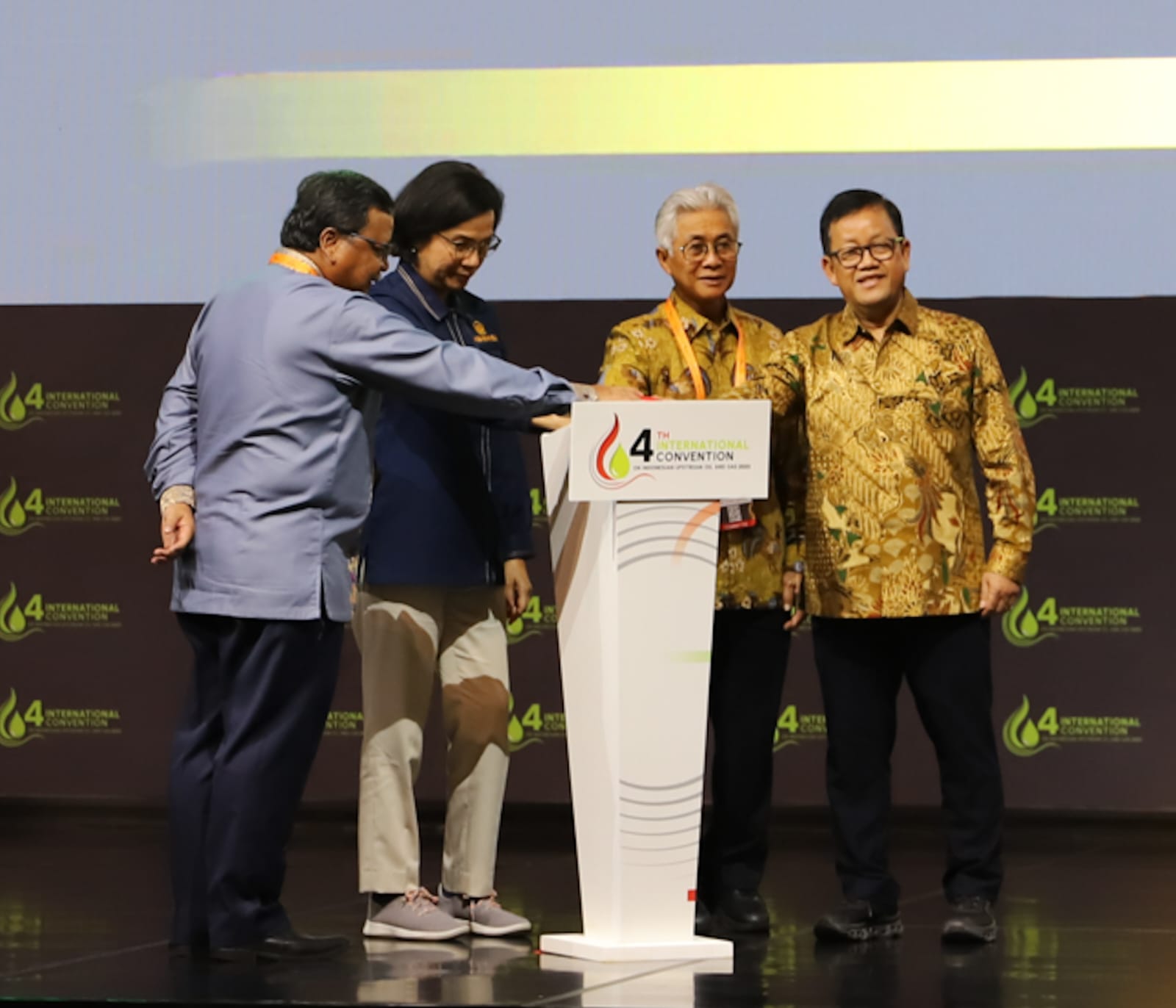 Pembukaan the 4th International Convention on Indonesian Upstream Oil and Gas Industry 2023 (ICIUOG), Rabu (20/9), di Nusa Dua, Bali